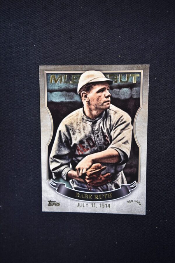 Babe Ruth baseball card, July 11, 1914.