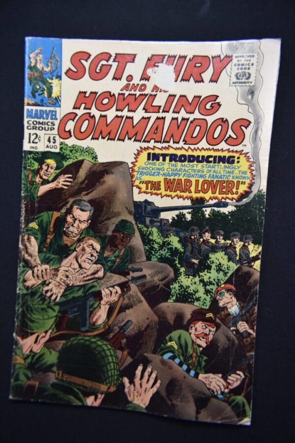 Sgt. Fury and Howling Commandos comic cover.