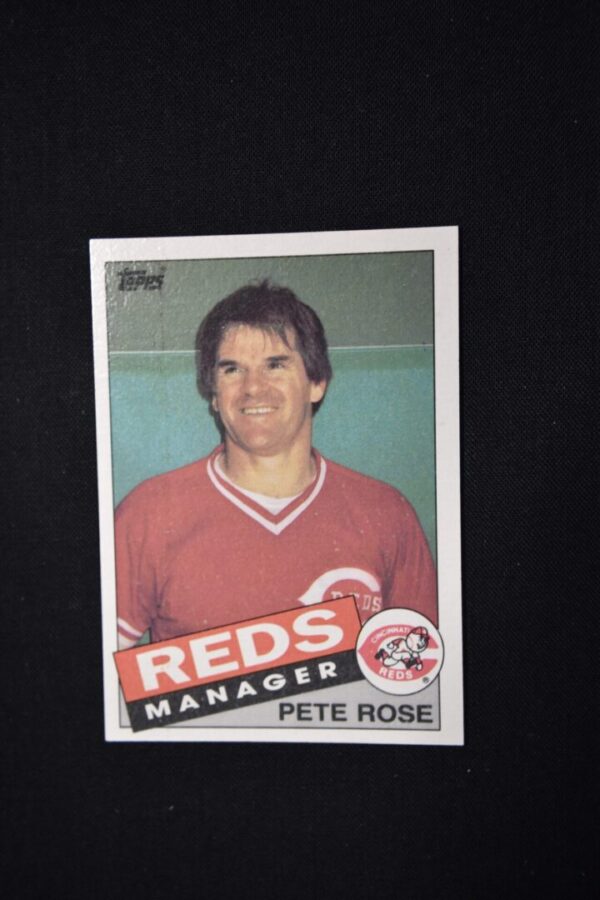 Pete Rose Cincinnati Reds Manager card.