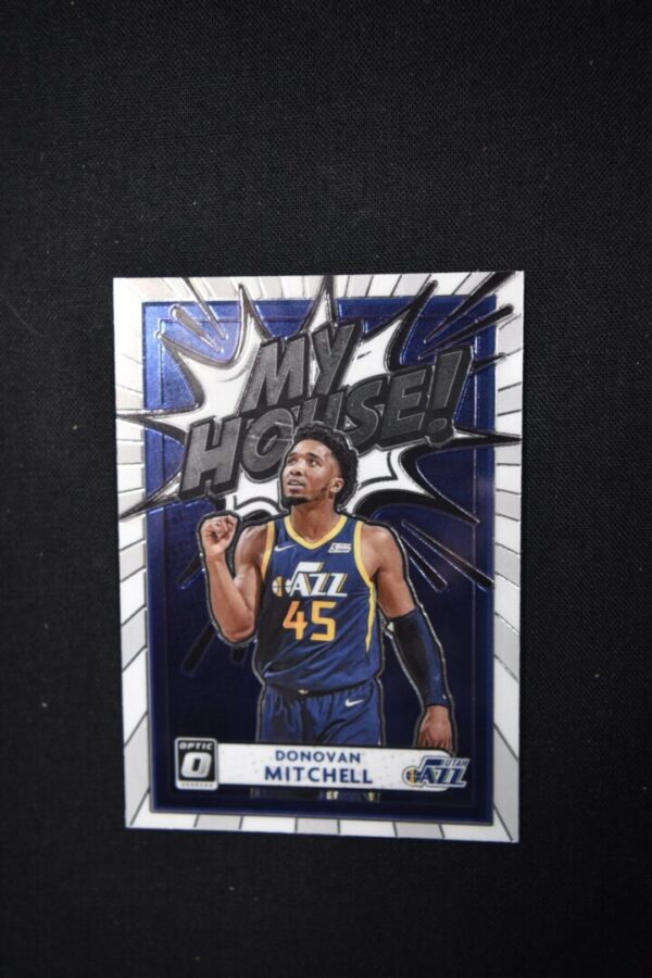 Donovan Mitchell Utah Jazz "My House" card.