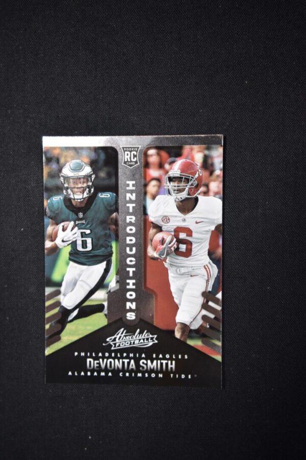 Devont Smith rookie card, Eagles & Tide.