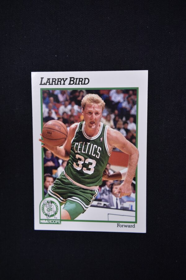 Larry Bird Celtics basketball card.