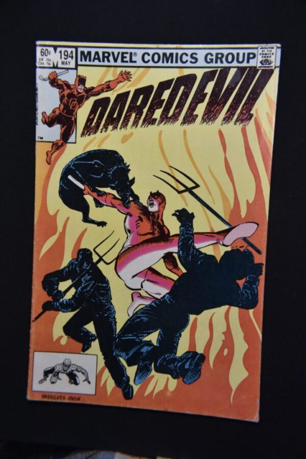 Daredevil comic book cover, issue 194.