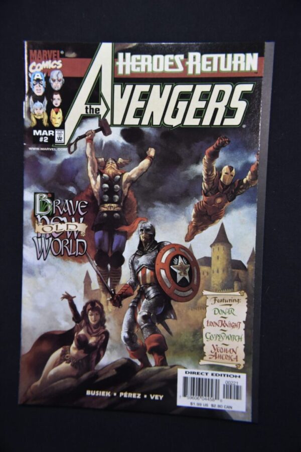 The Avengers comic book cover, issue #2.