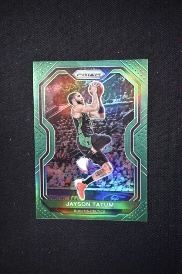 Jayson Tatum Boston Celtics Prizm card.