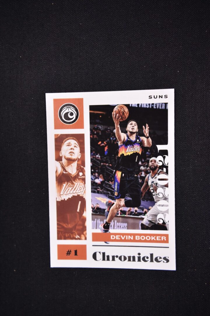 Devin Booker Suns basketball card 2021