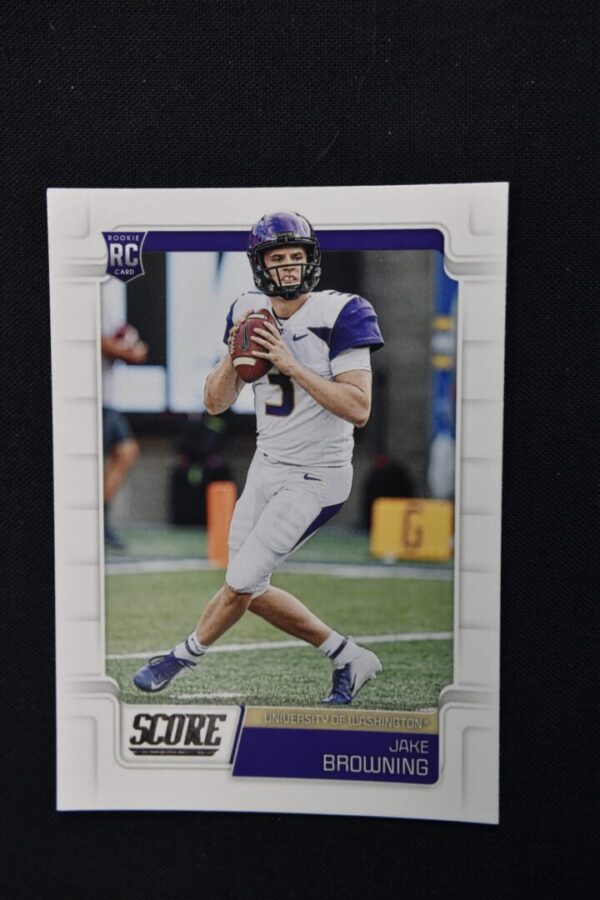 Jake Browning, University of Washington football card.