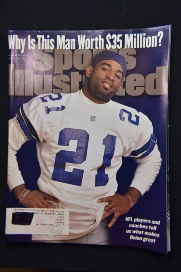 Deion Sanders on Sports Illustrated cover.