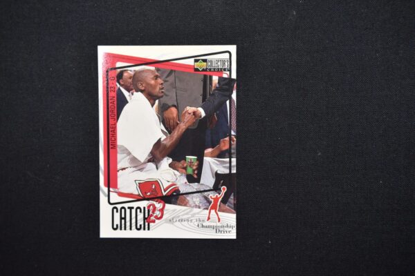 Michael Jordan basketball card, catch 23.