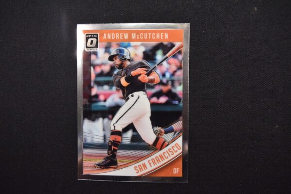 Andrew McCutchen baseball card, San Francisco Giants.