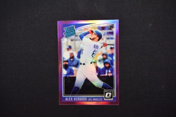 Alex Verdugo baseball card, Rated Rookie