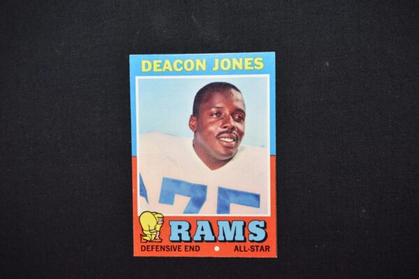 Deacon Jones Rams football card.