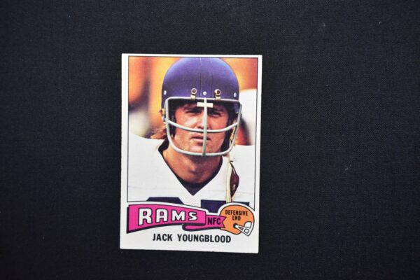 Jack Youngblood Rams football card.