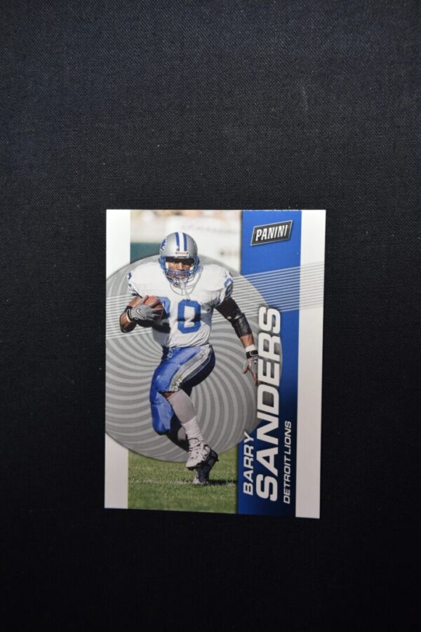 Barry Sanders Detroit Lions football card