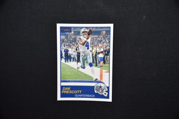 Dak Prescott Dallas Cowboys football card.