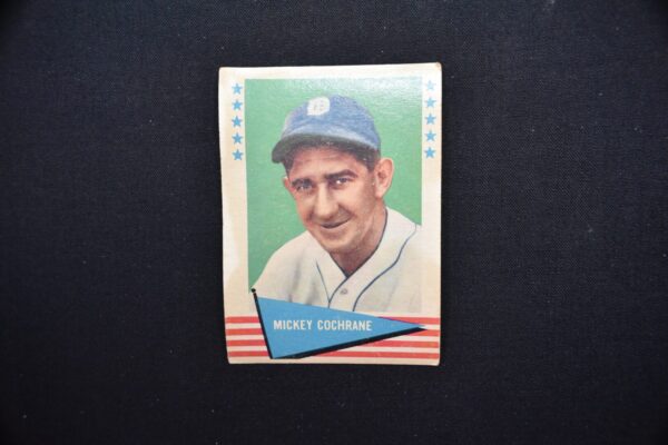 Mickey Cochrane baseball card.