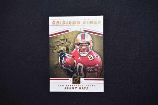 Jerry Rice, San Francisco 49ers football card.