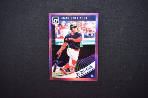 Francisco Lindor baseball card 2x All-Star.