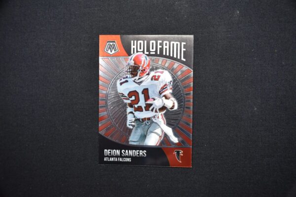 Deion Sanders Atlanta Falcons Holofame card.