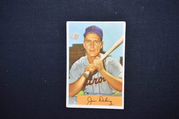 Jim Deling, Detroit Tigers baseball card.