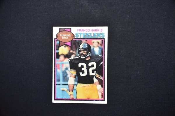 Franco Harris Pittsburgh Steelers football card.