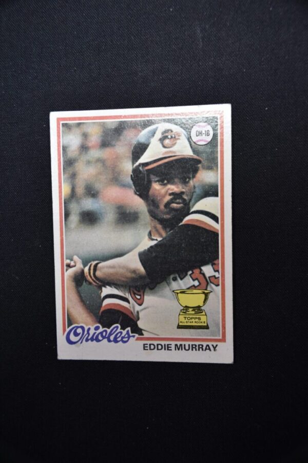 Eddie Murray Baltimore Orioles baseball card.