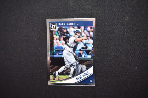 Gary Sanchez baseball card, Optic, New York.