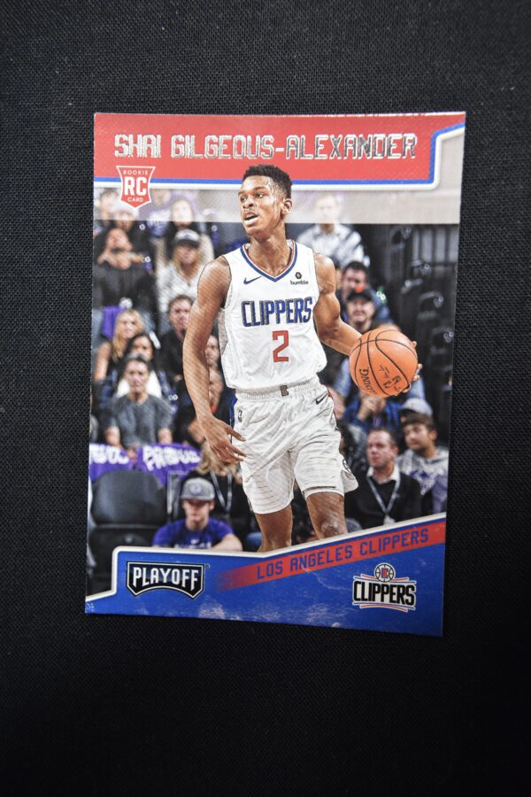 Shai Gilgeous-Alexander, LA Clippers basketball card.