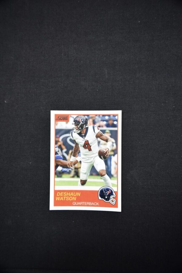 Deshaun Watson Houston Texans football card.