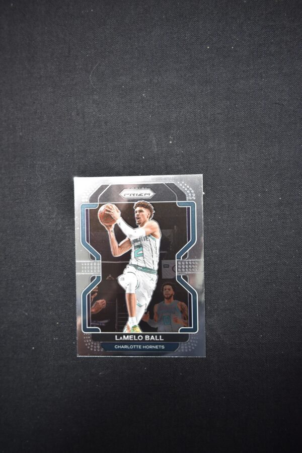 LaMelo Ball Charlotte Hornets basketball card.