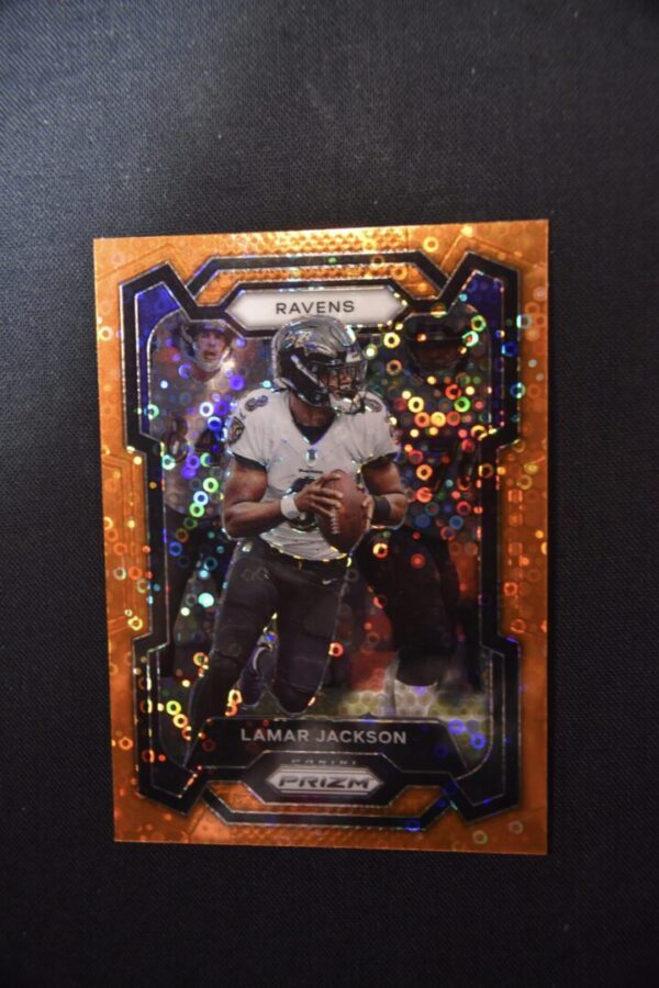 Lamar Jackson Ravens Prizm Football Card