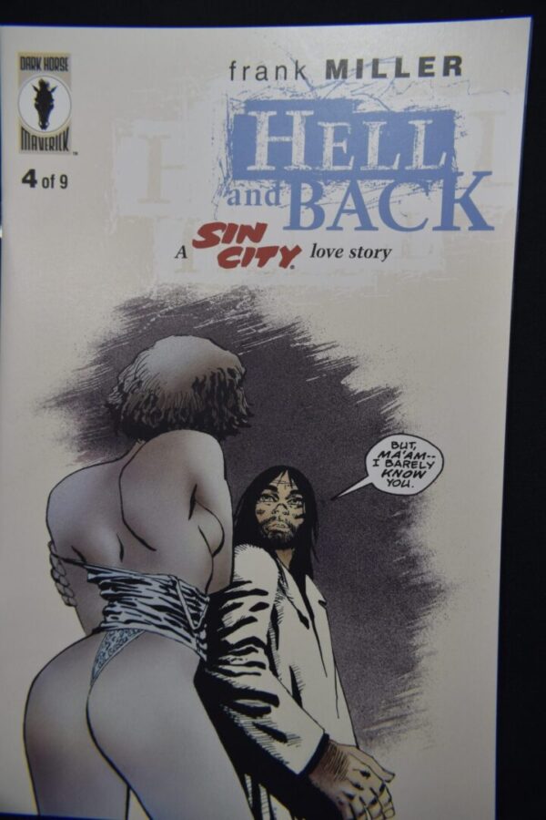 Sin City comic book cover, Hell and Back.