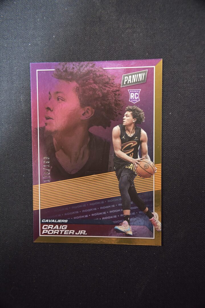 Craig Porter Jr. basketball rookie card.