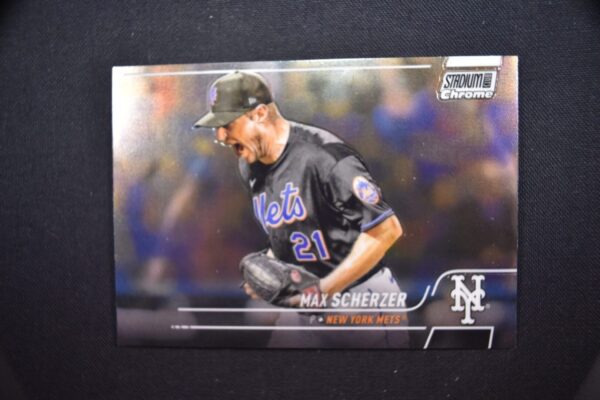 Max Scherzer New York Mets baseball card.