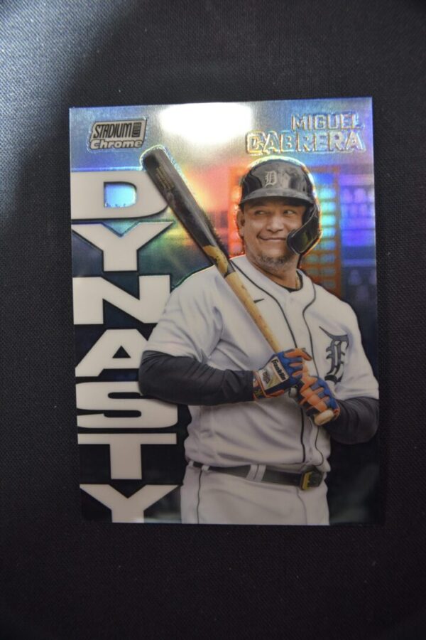 Miguel Cabrera baseball card Dynasty Chrome