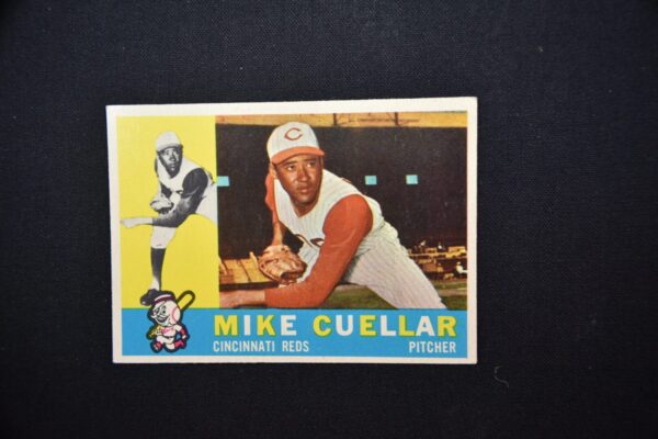 Mike Cuellar Cincinnati Reds baseball card.