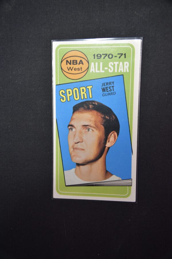 1970-71 NBA All-Star Jerry West card.