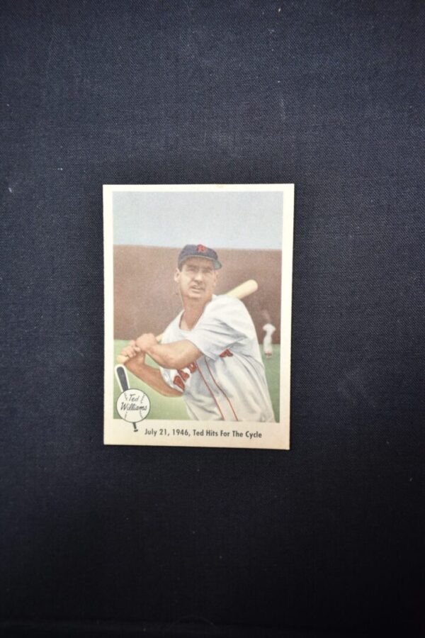 Ted Williams baseball card, 1946.