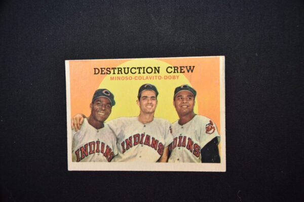 Cleveland Indians baseball card, 1950s.