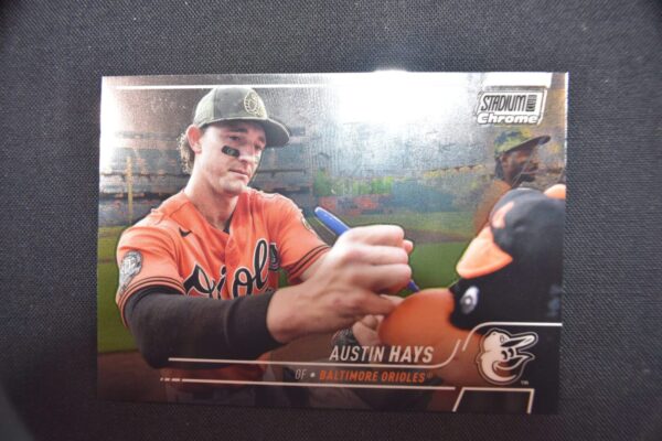 Austin Hays Baltimore Orioles baseball card.