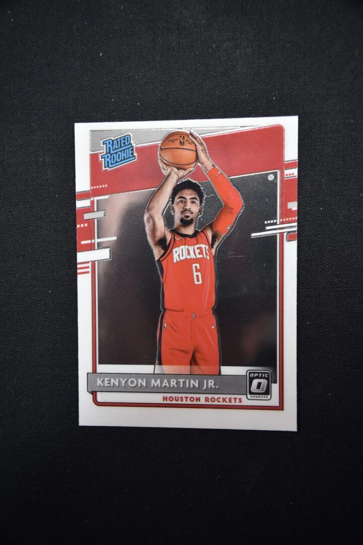 Kenyon Martin Jr. Houston Rockets rookie card.